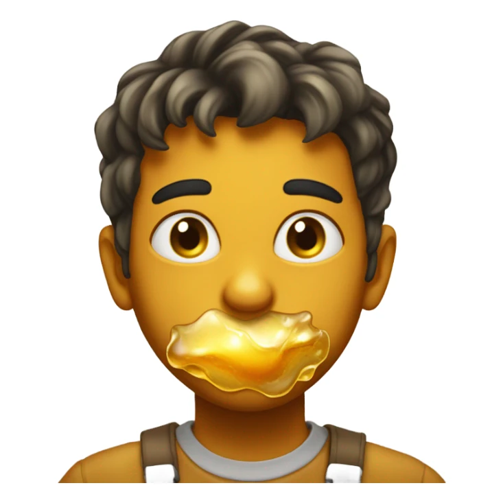 Vomiting out honey sticker