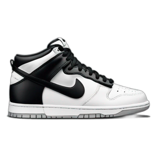 Nike dunk panda sticker