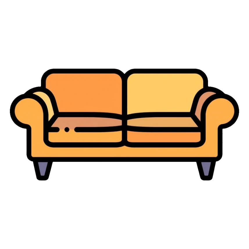 sofa couch sticker