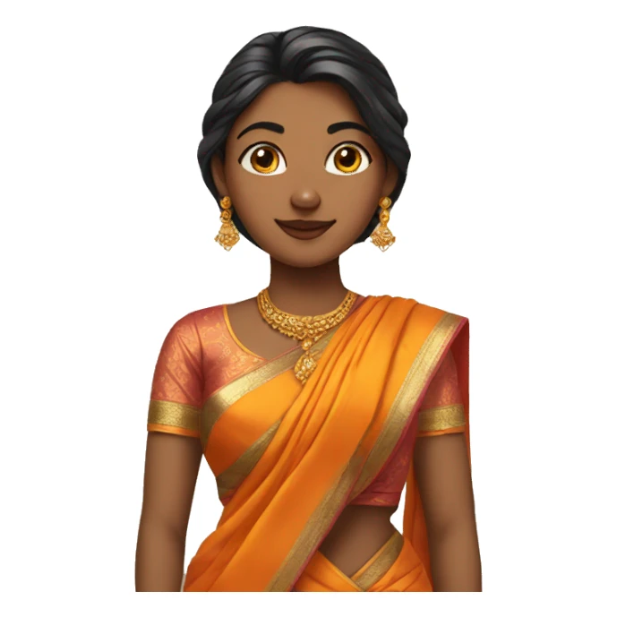 Girl In Saree sticker