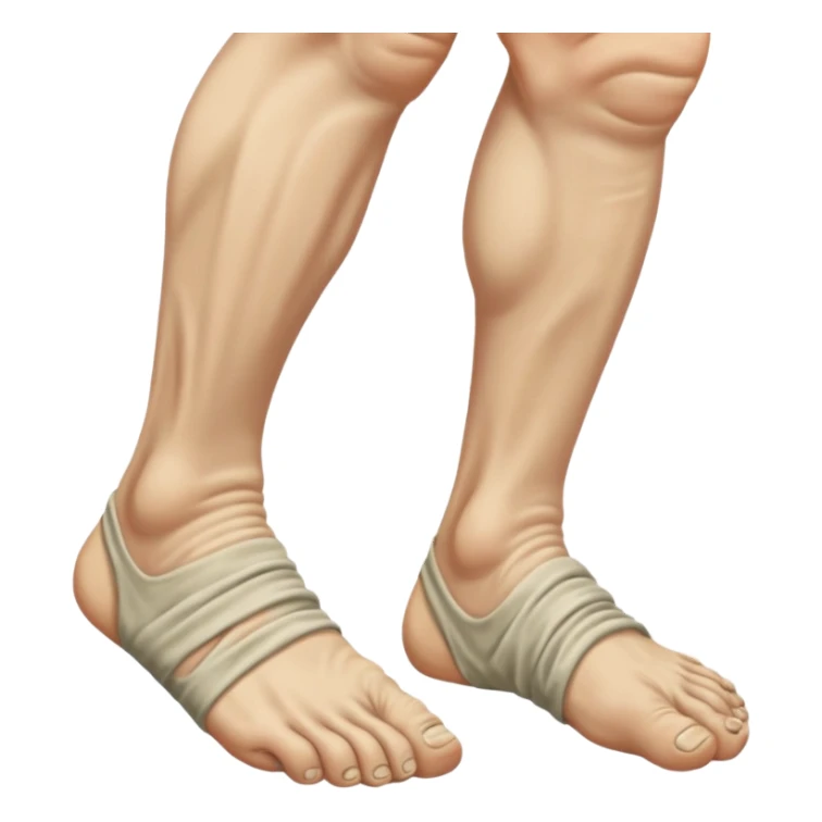 Stinky man feet sticker