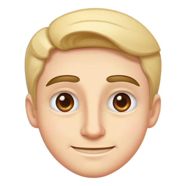 Smirking with raised eyebroes sticker