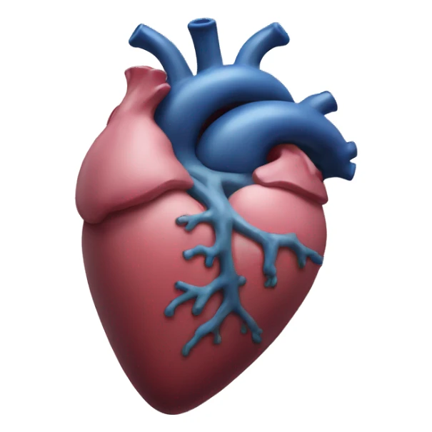 real human heart sticker