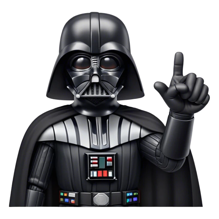 darth vader thumbs up sticker