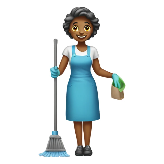 Texas cleaning lady sticker