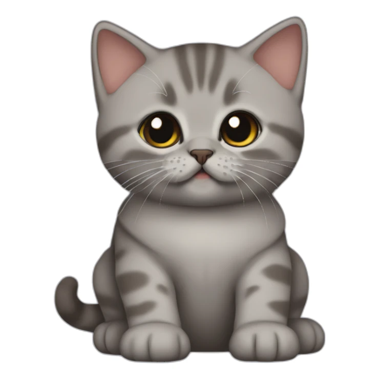 Brownbritishshorthairkitten sticker