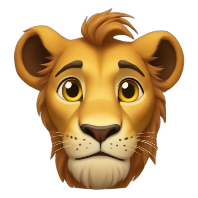 The lion king sticker