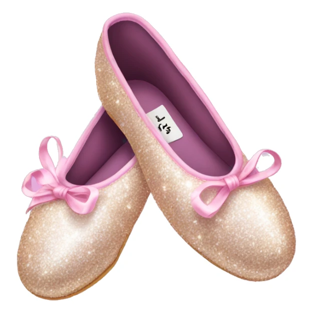 Sparkle ballet shoes  sticker