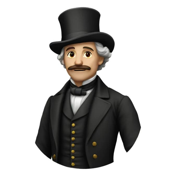 victorian men  sticker