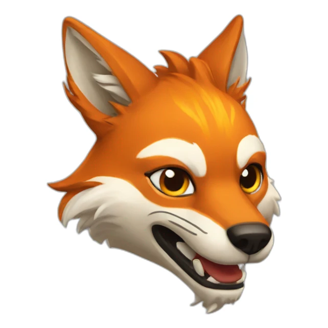 Renard de feu sticker