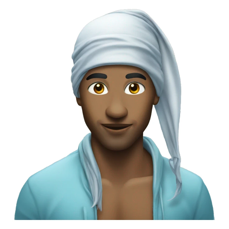 Dolphin with a Durag sticker