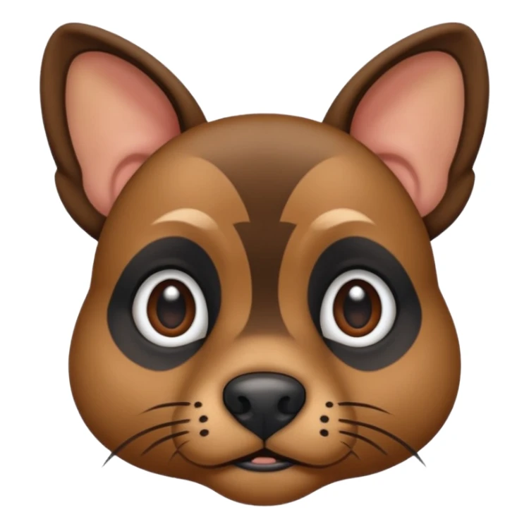 black and brown petit brabancons  sticker