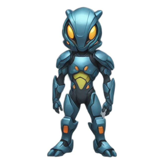 tiny cyber pokemon full body sticker