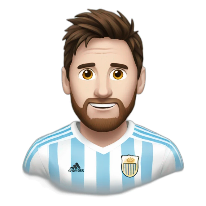 messi argentina sticker