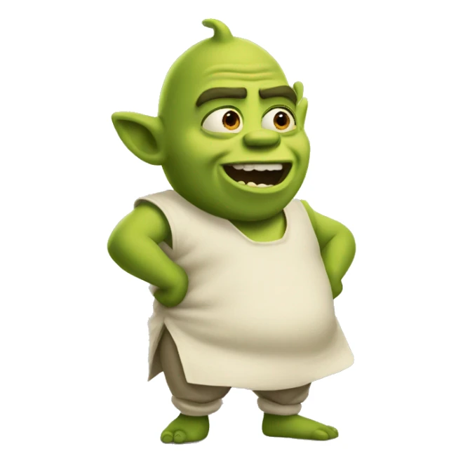shreck farting sticker