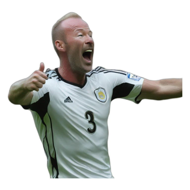 alan shearer celebration sticker