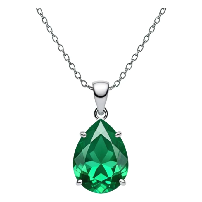 emerald necklace sticker