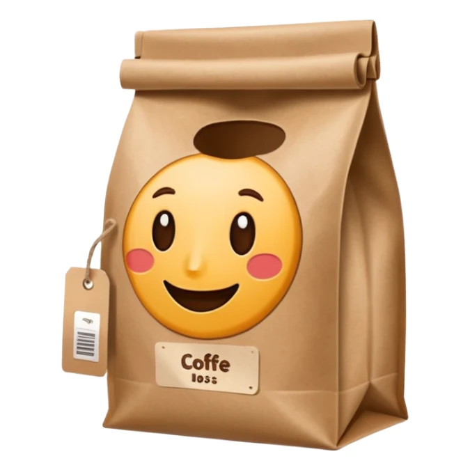coffee bag sticker