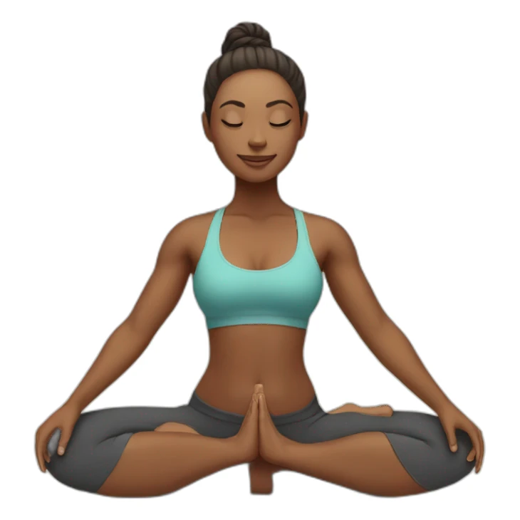 yoga sticker