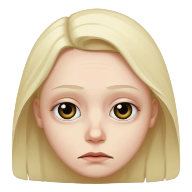     sullen person sticker