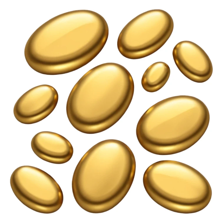 gold like stones sticker