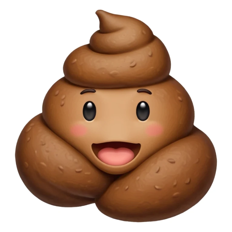 Poop and dick emoji sticker