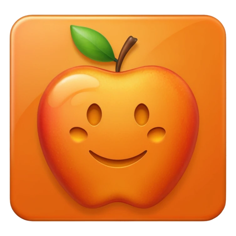 apple gift card orange sticker