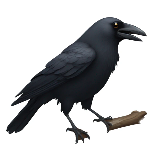 Crow sticker