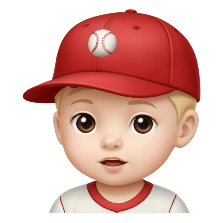 Baseball baby sticker