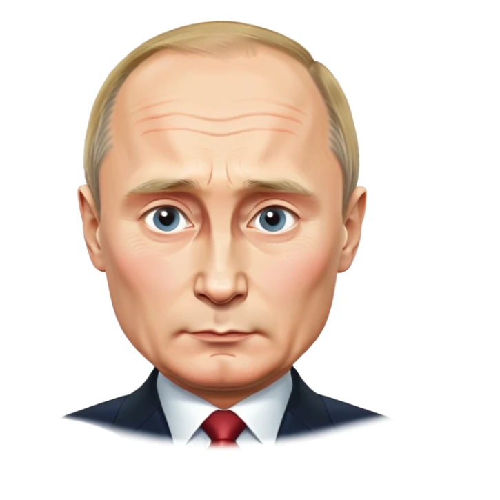 russian president Putin sticker