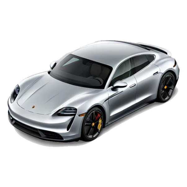 A Porsche taycan full image sticker