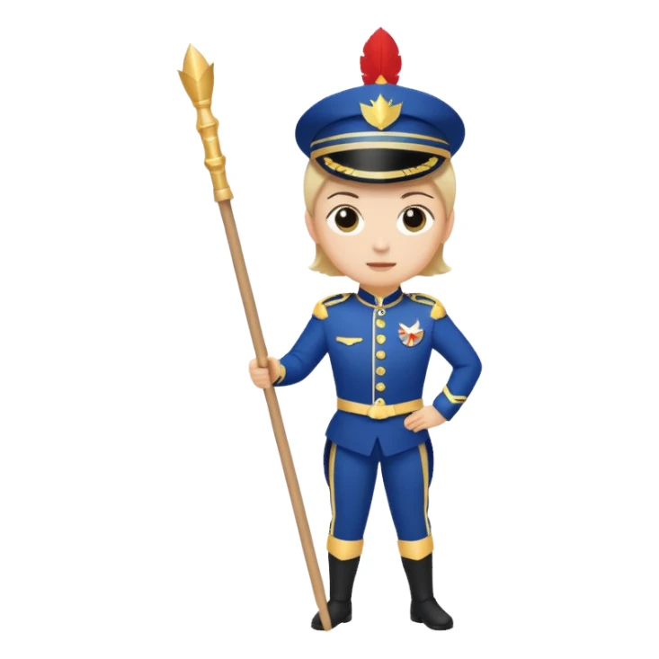 Me doing colorguard sticker