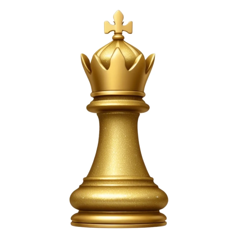 glitter chess piece bishop sticker