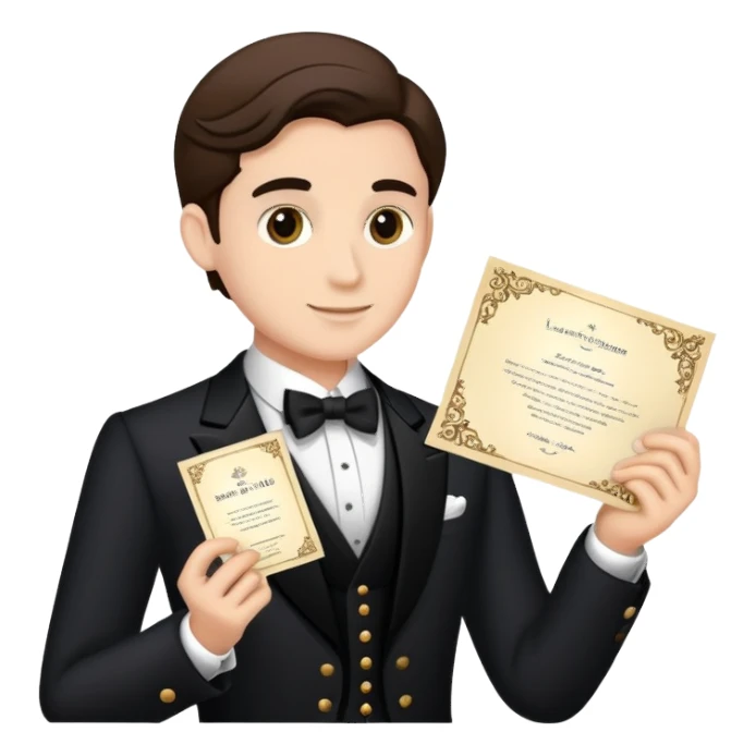 peper Invitation to the ball sticker