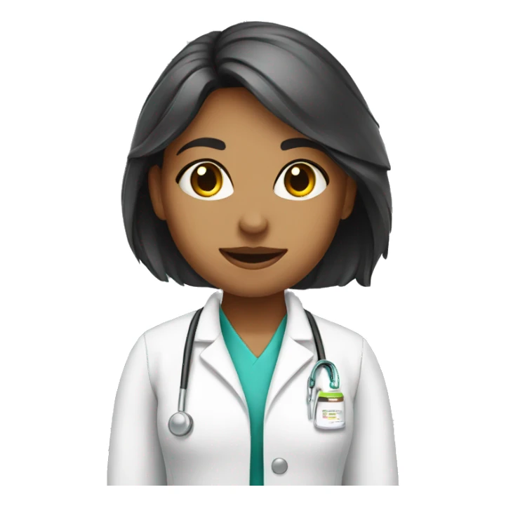 A pharmacist girl  sticker