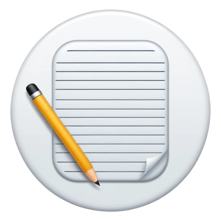 The Word "important" in writing sticker