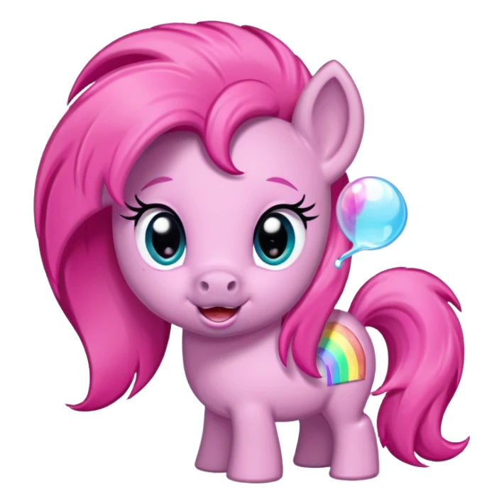 My little pony with gum sticker