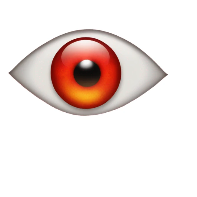 red magical book eye inside sticker