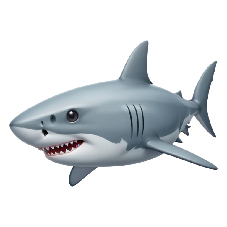 realistic shark sticker
