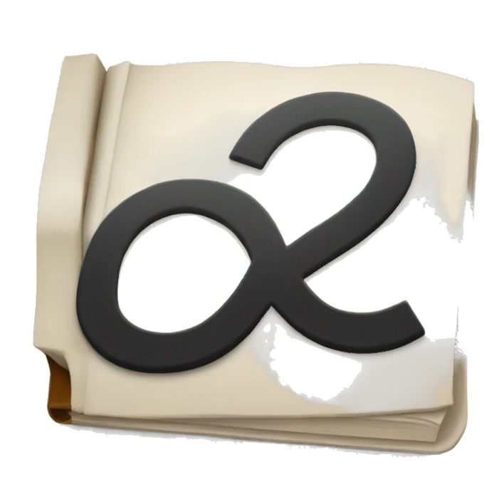 Letter "GPL" with a book and  sticker