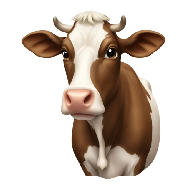 Cow on cow sticker