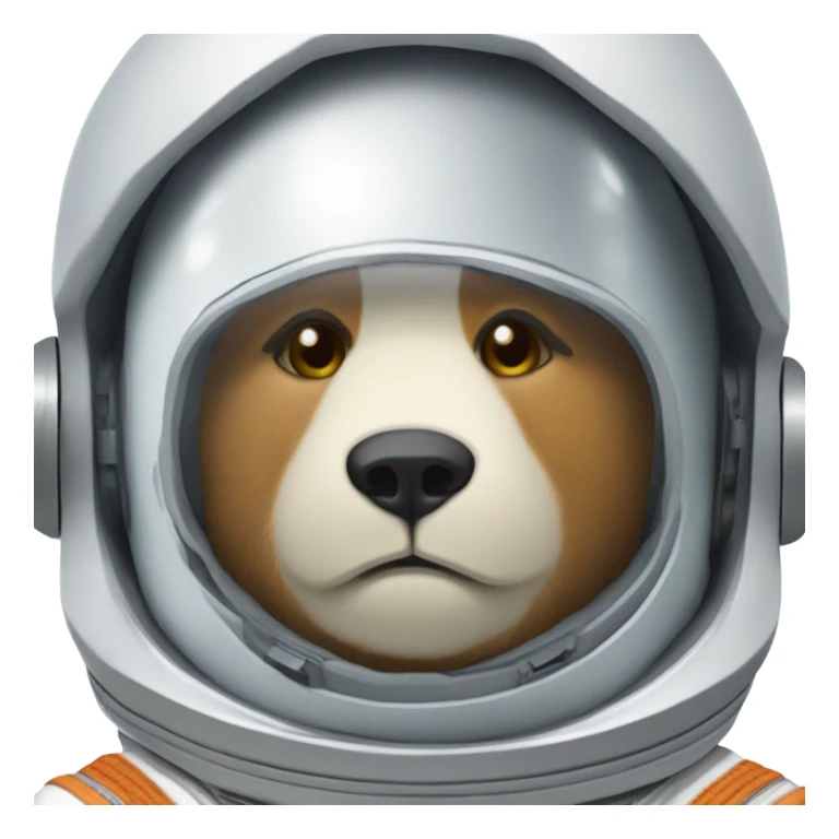 oso vestido de astronauta  sticker