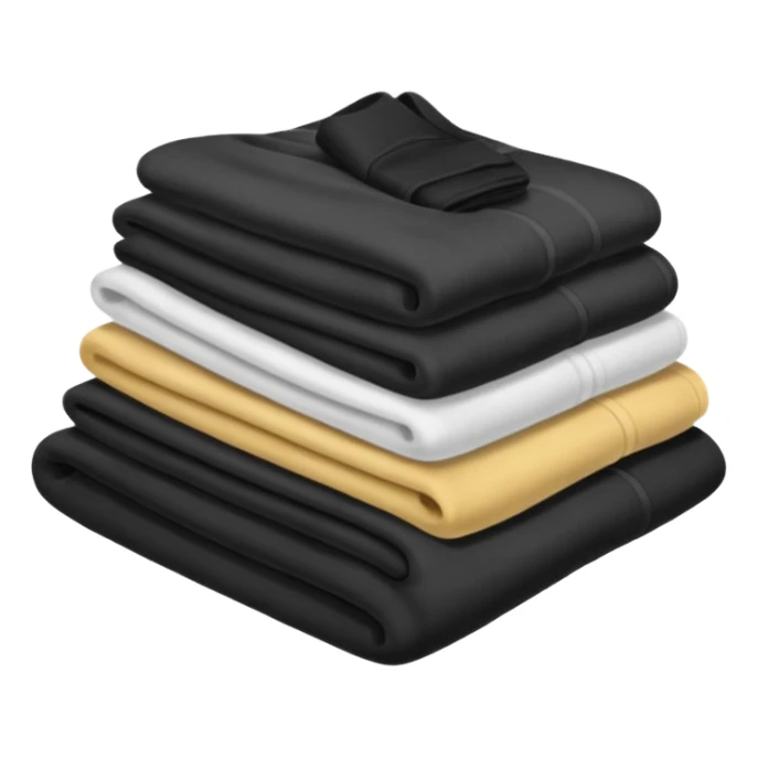 roupa dobrada meia calça sticker