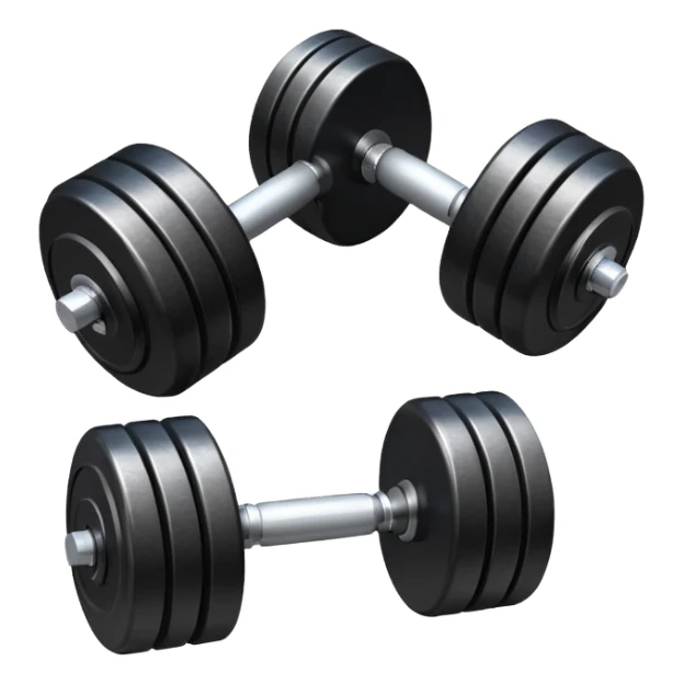 fitness dumbbell sticker