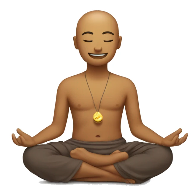meditation happy sticker