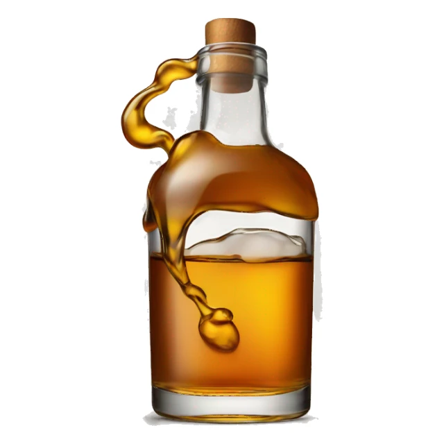 Pouring a whisky sticker