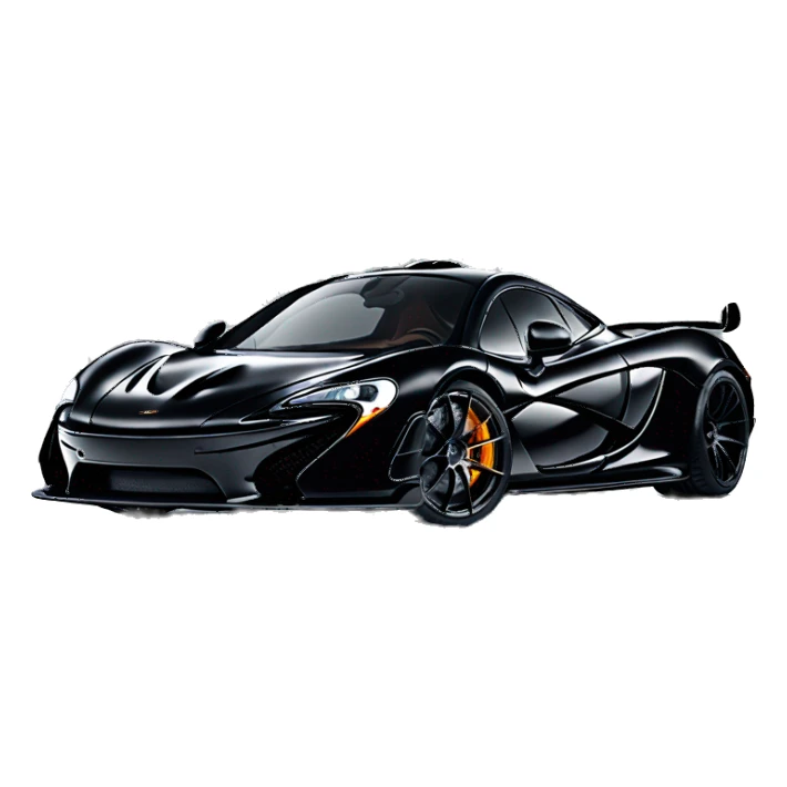 McLaren P1 blacked out  sticker