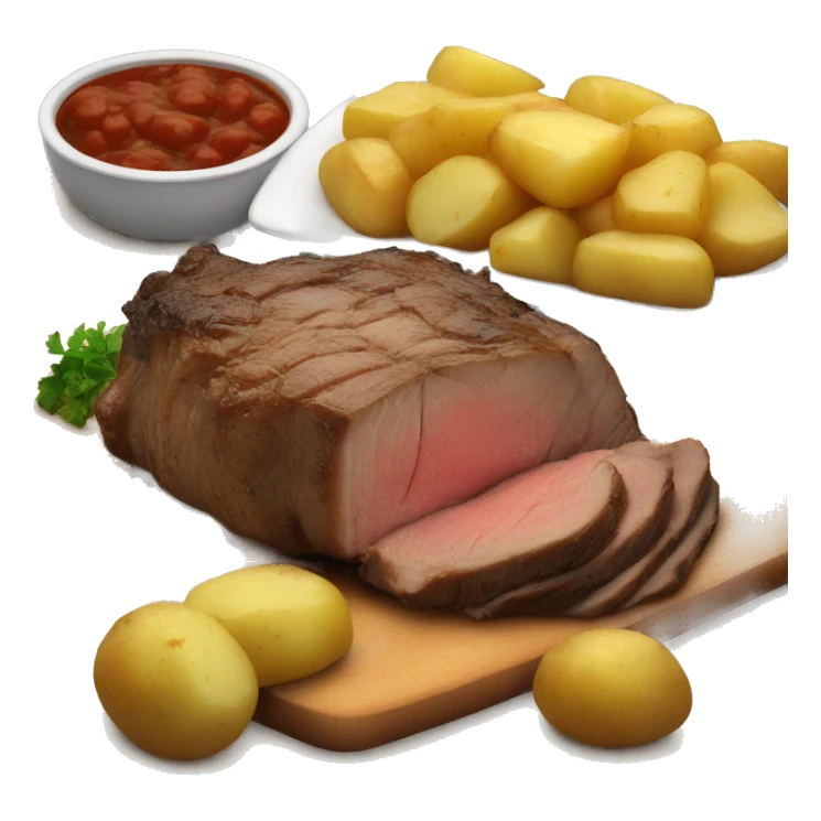 chuck roast with potatoes sticker