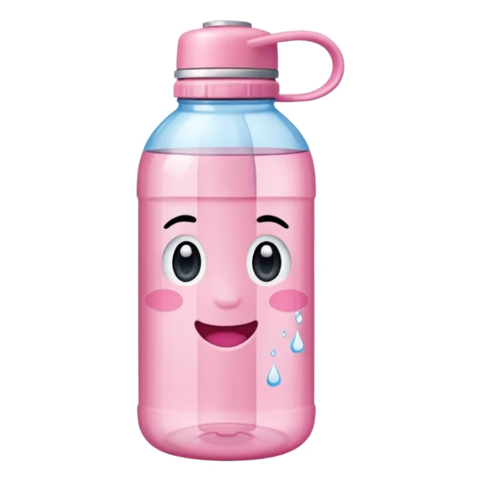 Cute water bottle sticker
