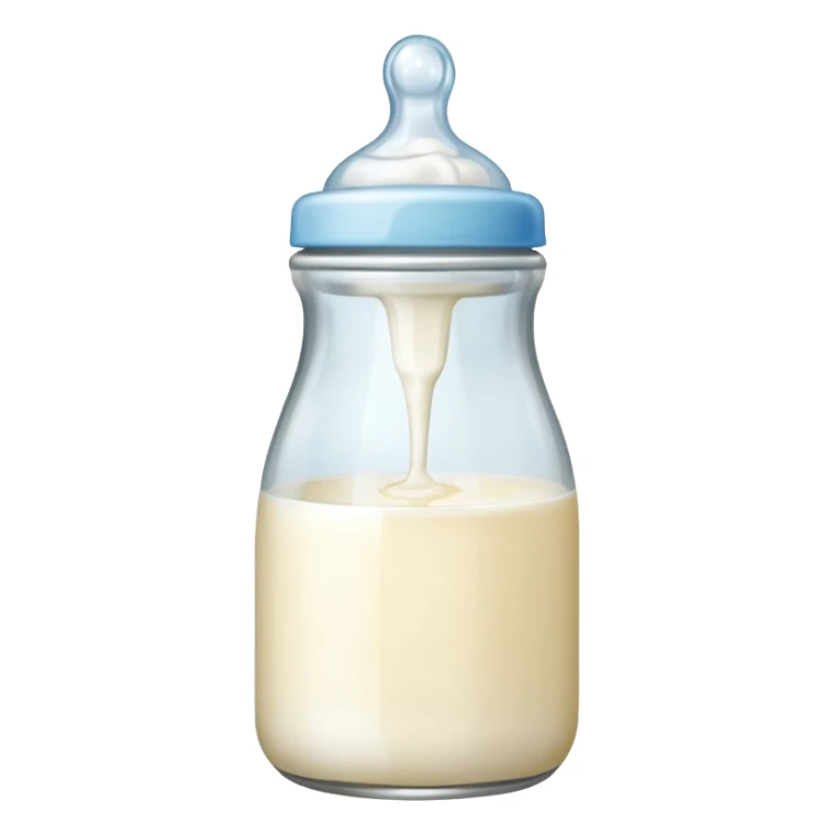 A cute baby bottle sticker